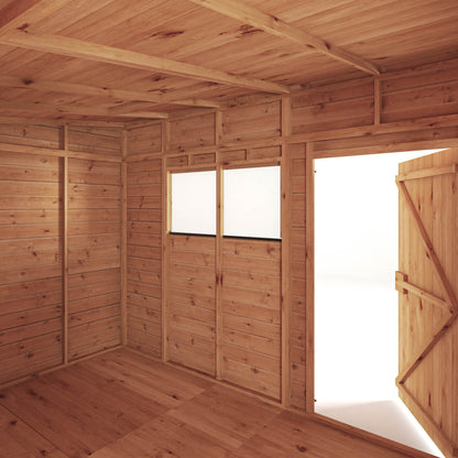 10 x 8 Woodsman Shiplap Pent Wooden Shed