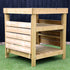 Pressure Treated Pizza Oven and BBQ Table
