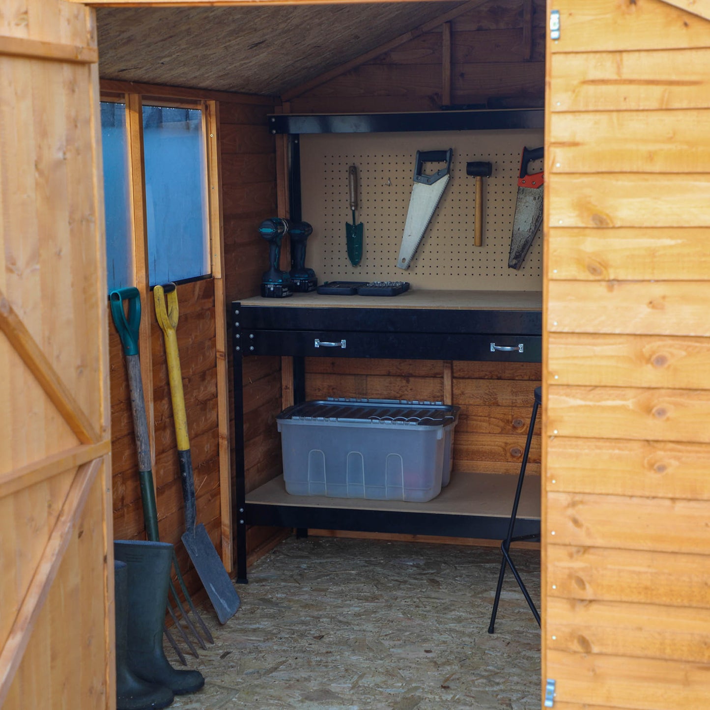 8 x 6 Ultra Value Overlap Apex Wooden Shed