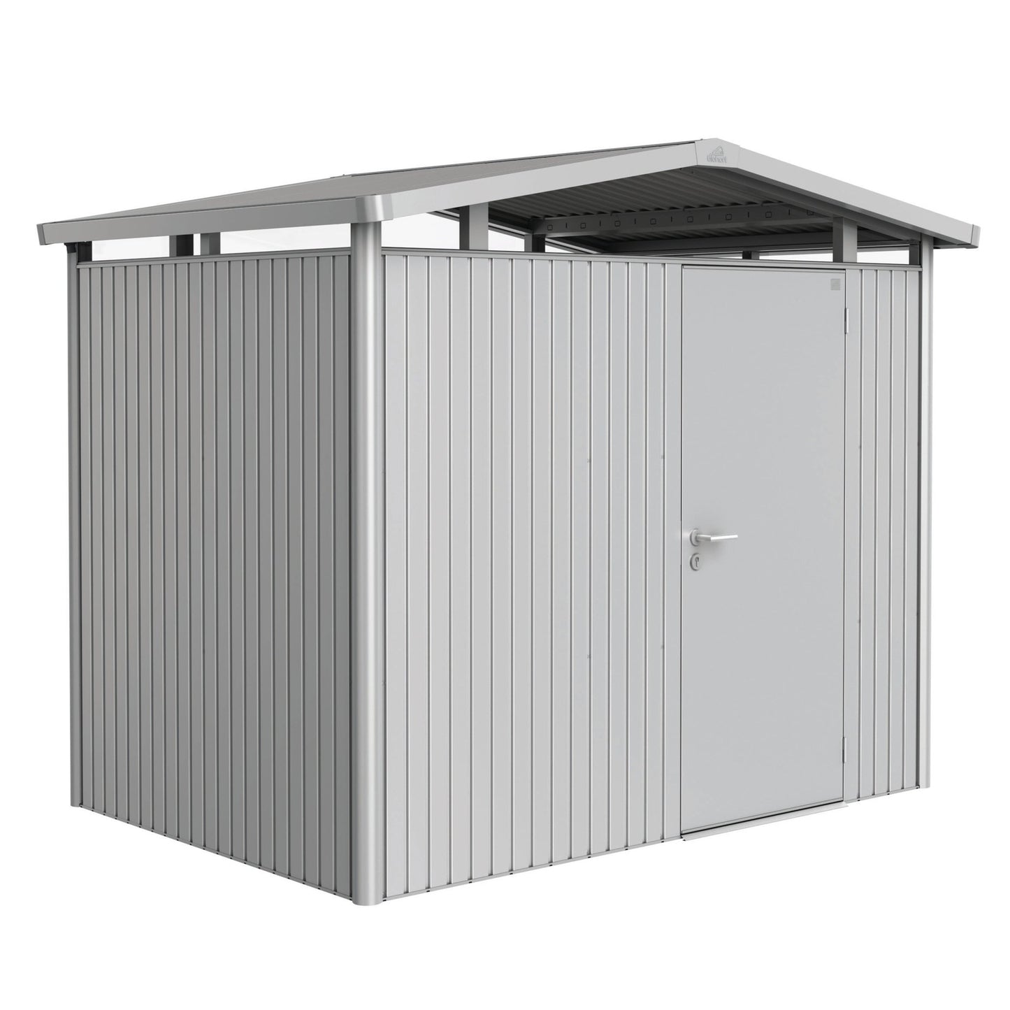 Biohort Panorama 9x6 Single Door Silver Garden Shed