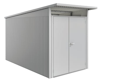 Biohort AvantGarde 6x12 Double Door Metallic Silver Garden Shed