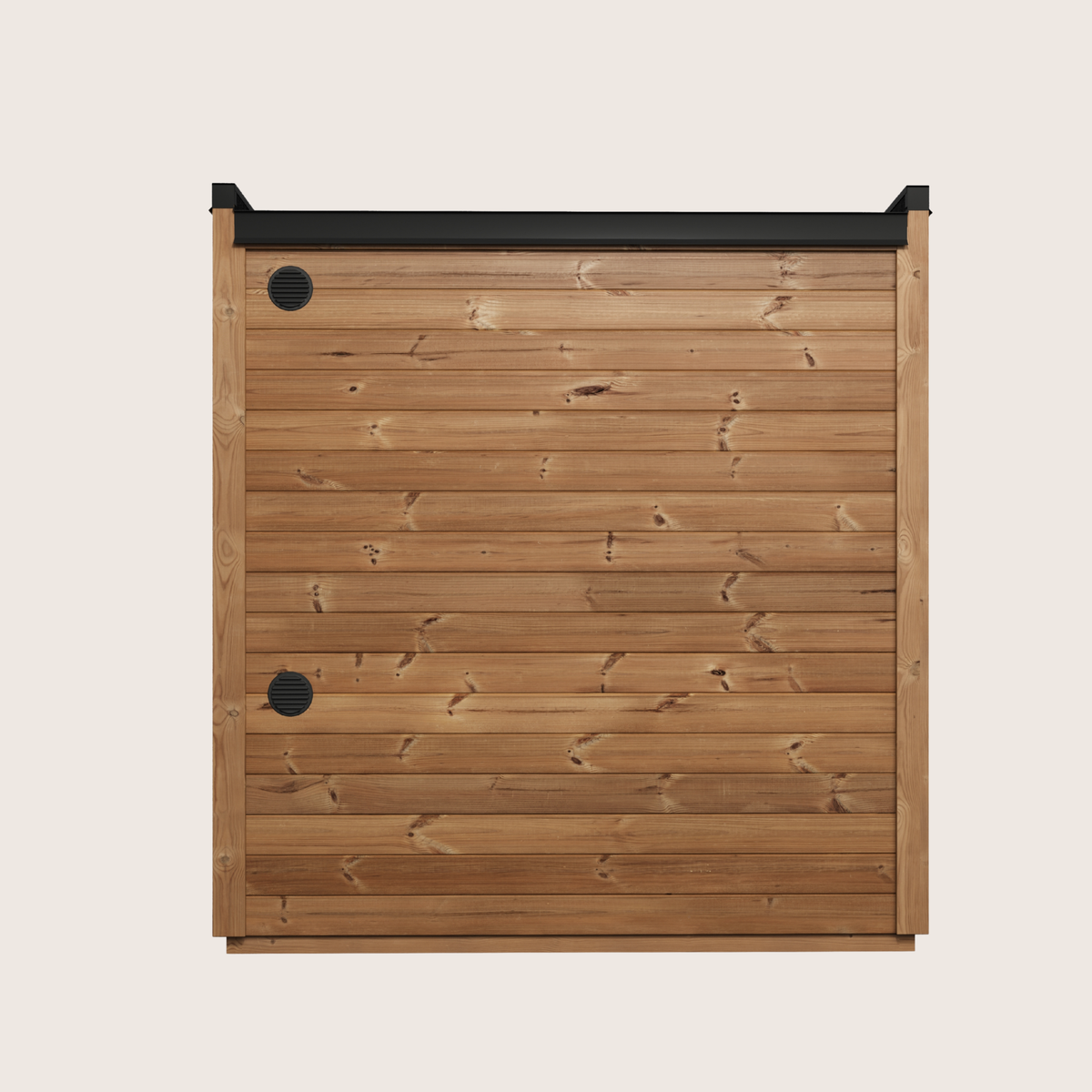 Novi Rose Premium Cube Outdoor Sauna - 3 Person