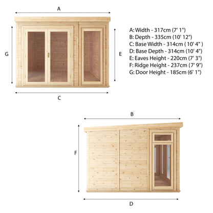 3 x 3m DIY Insulated Garden Room