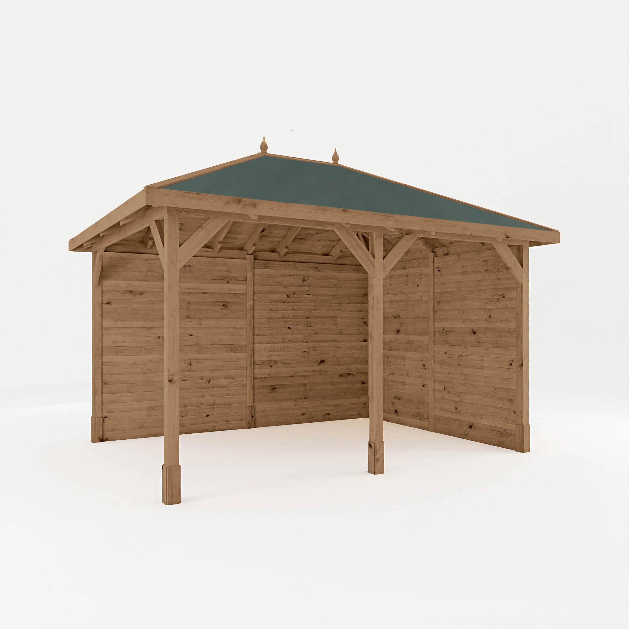 4m x 3m Pressure Treated Gazebo with Tongue & Groove Roof