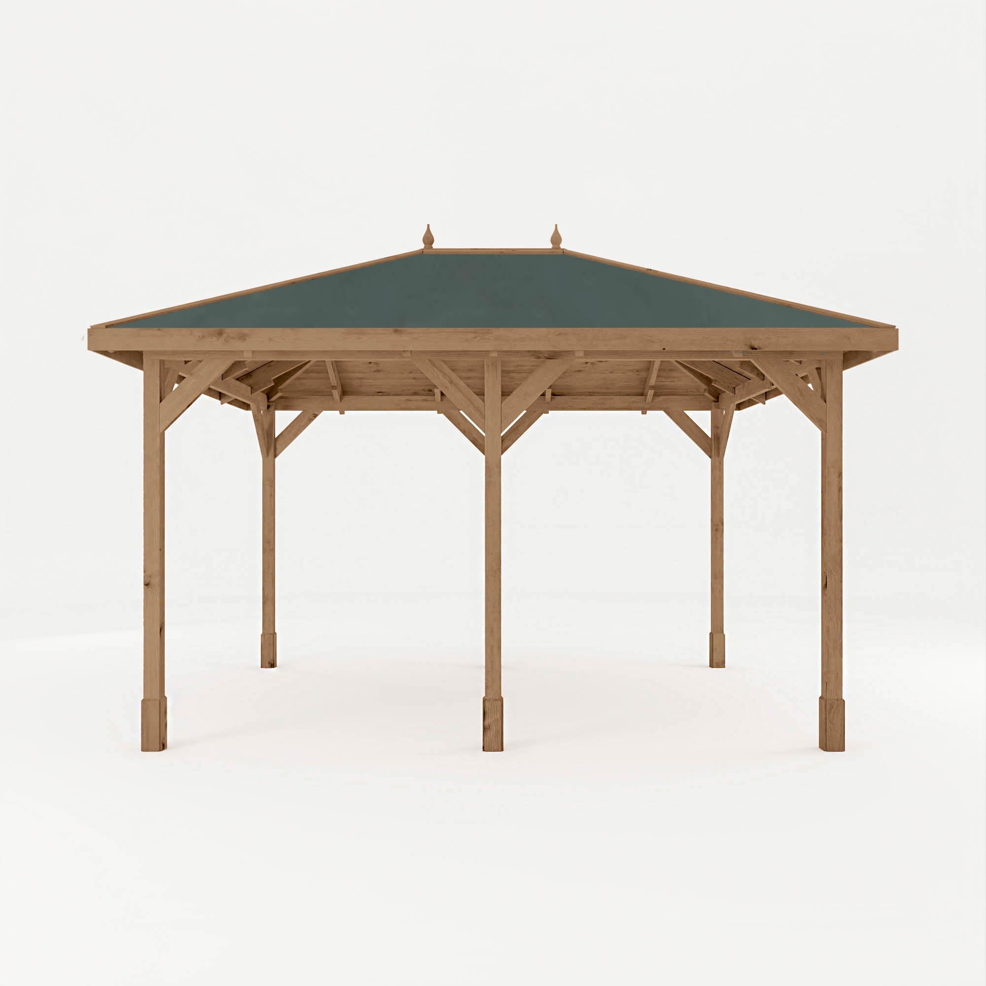 4m x 3m Pressure Treated Gazebo with Tongue & Groove Roof