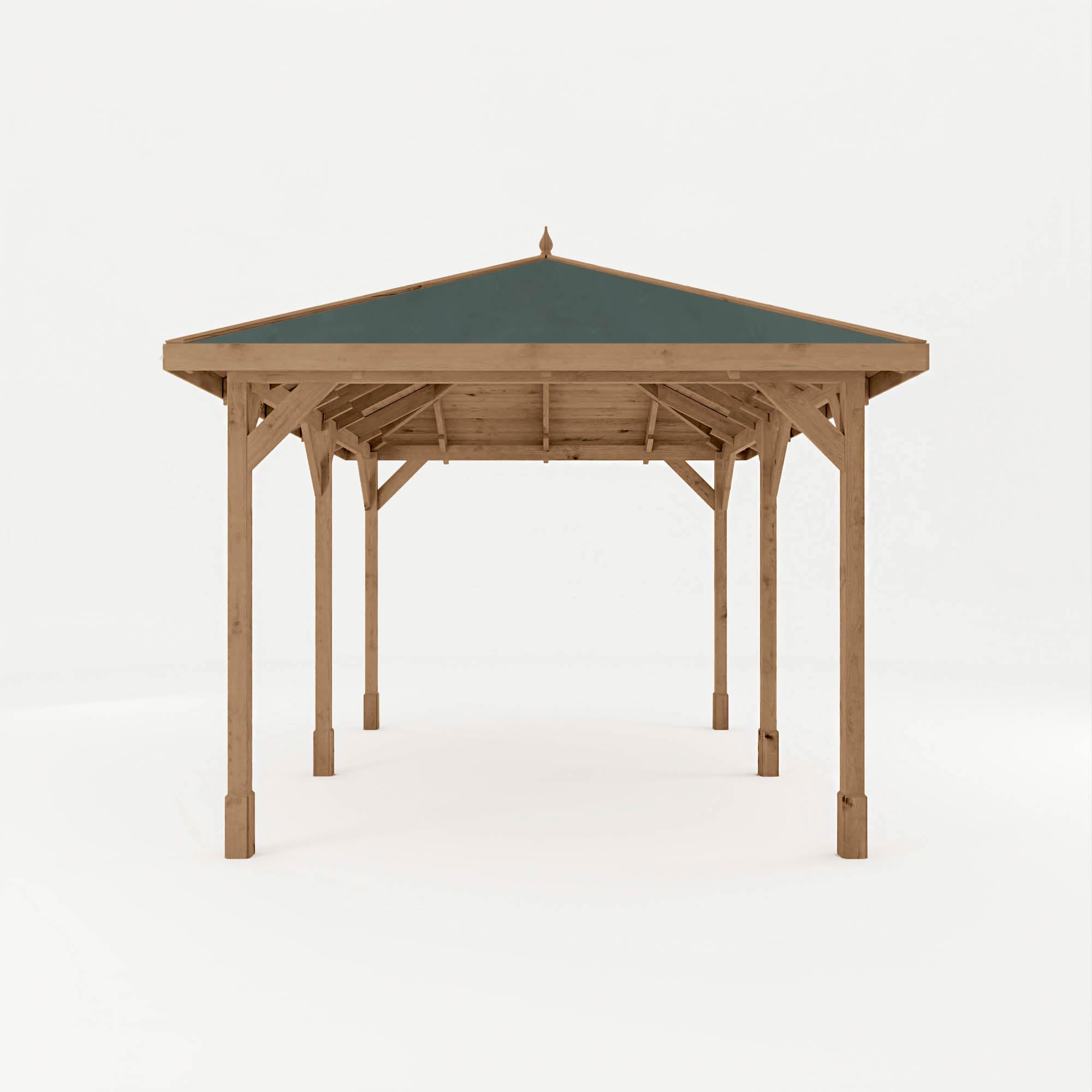 4m x 3m Pressure Treated Gazebo with Tongue & Groove Roof