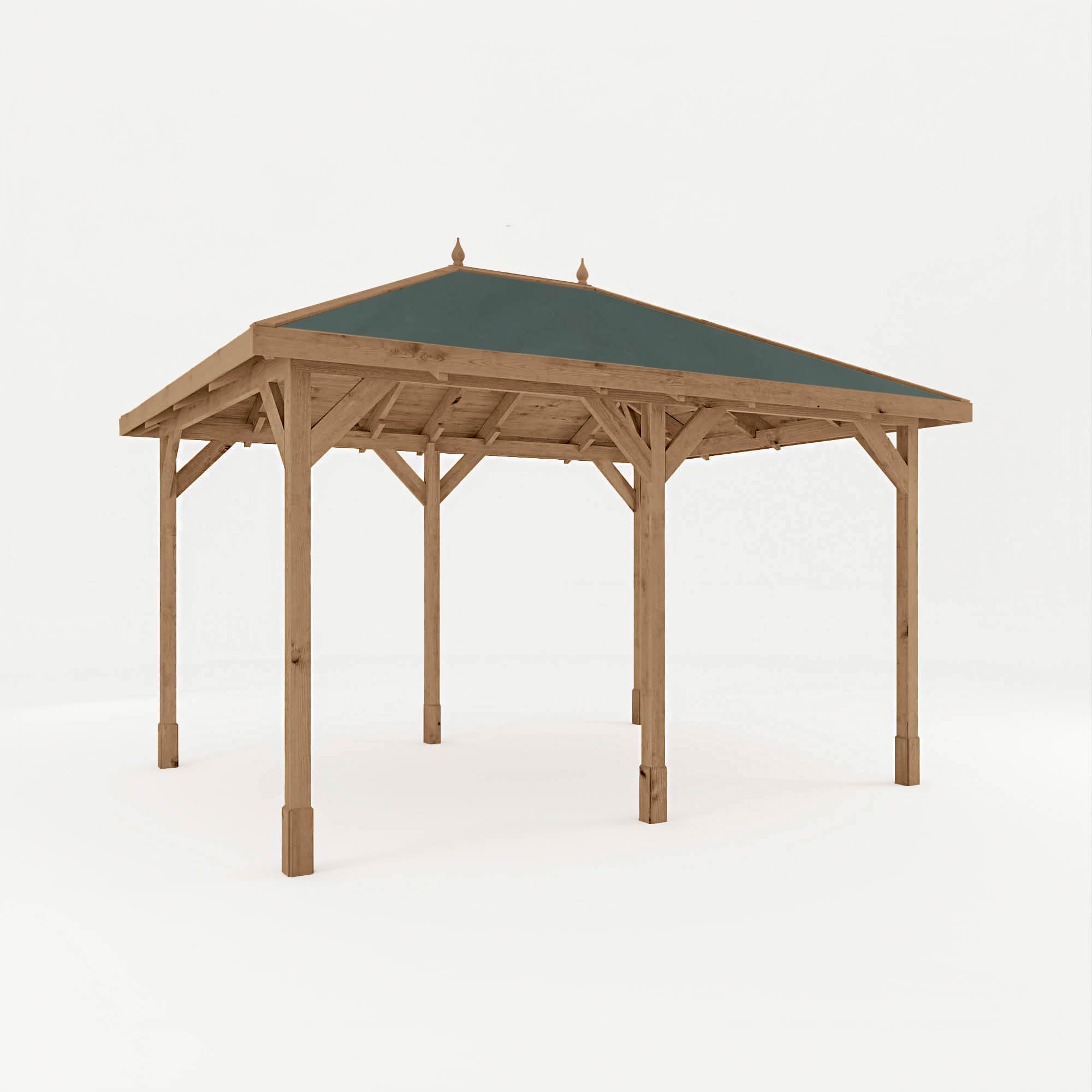 4m x 3m Pressure Treated Gazebo with Tongue & Groove Roof