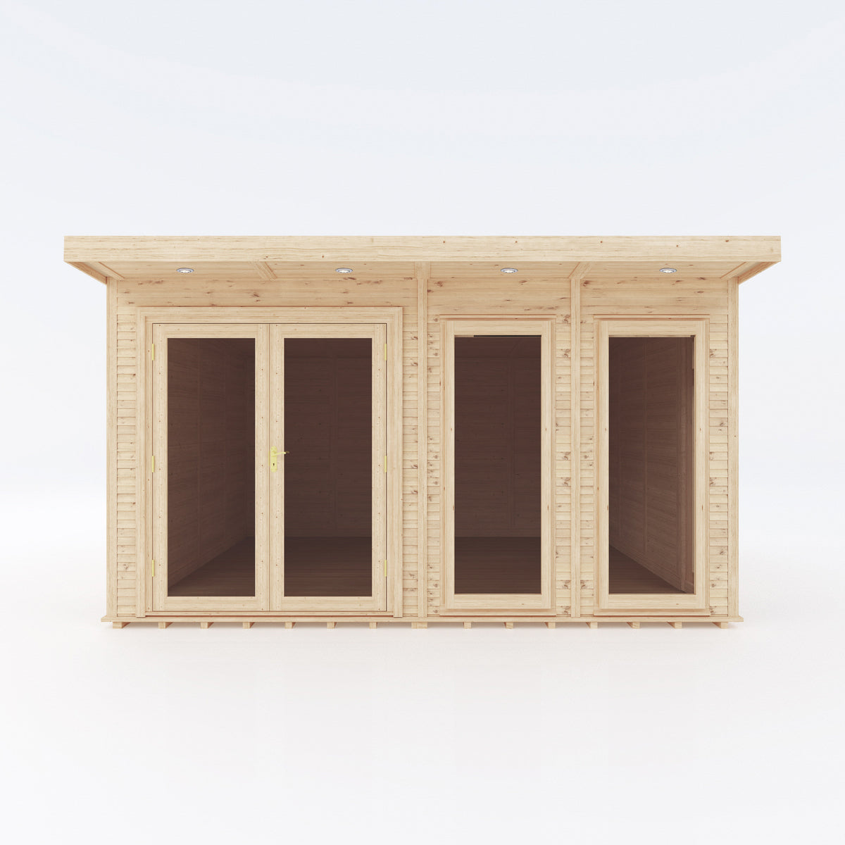 4m x 4m Classic garden room front view