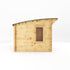 4m x 3m Helios Curved Roof Log Cabin
