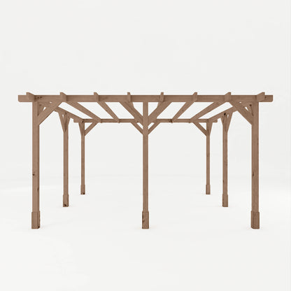 4m x 4m Pressure Treated Pergola