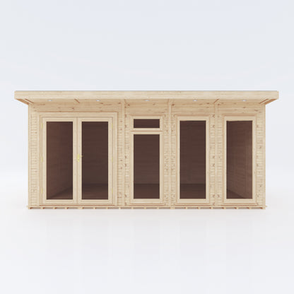5m x 4m Classic garden room front view