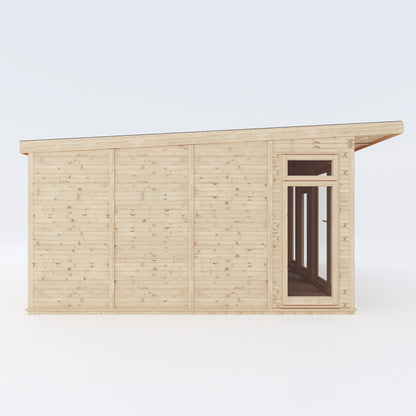 5m x 4m Classic garden room side view