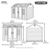 Lifetime 10 x 8' Outdoor Storage Shed
