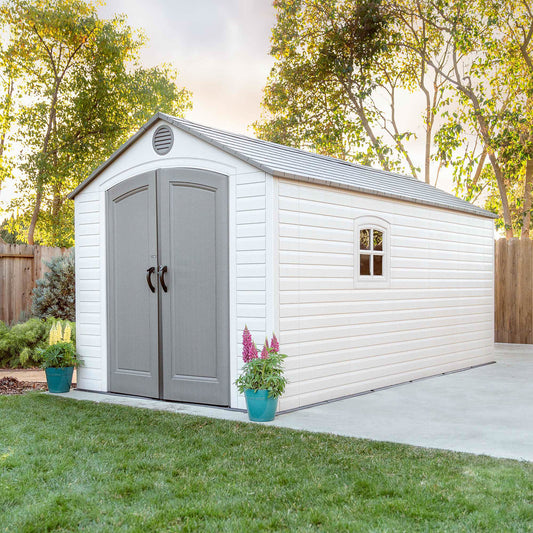 Lifetime 8 x 15' Outdoor Storage Shed