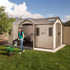 Lifetime 15 x 8' Outdoor Storage Shed with Side Door
