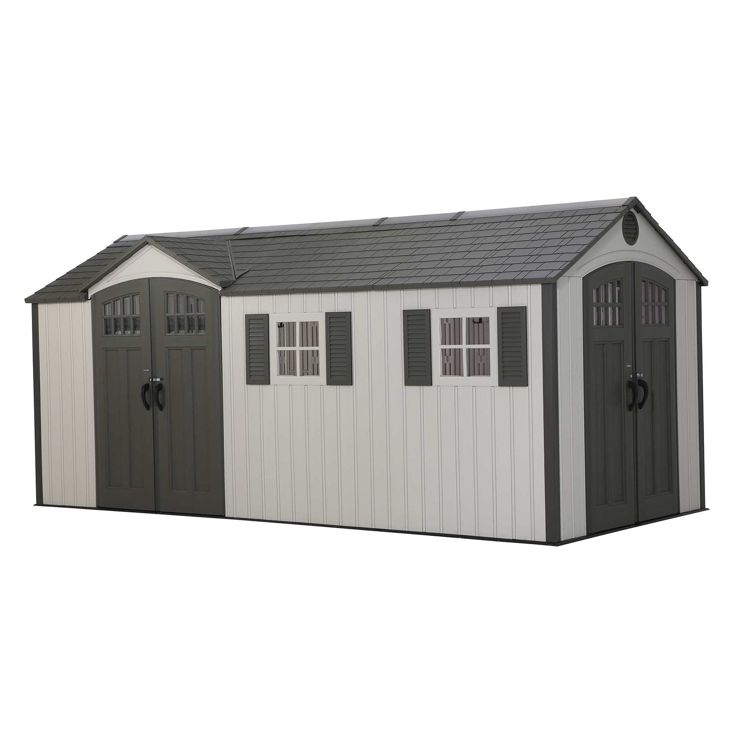 Lifetime 18 x 8 Outdoor Storage Shed with Side Door
