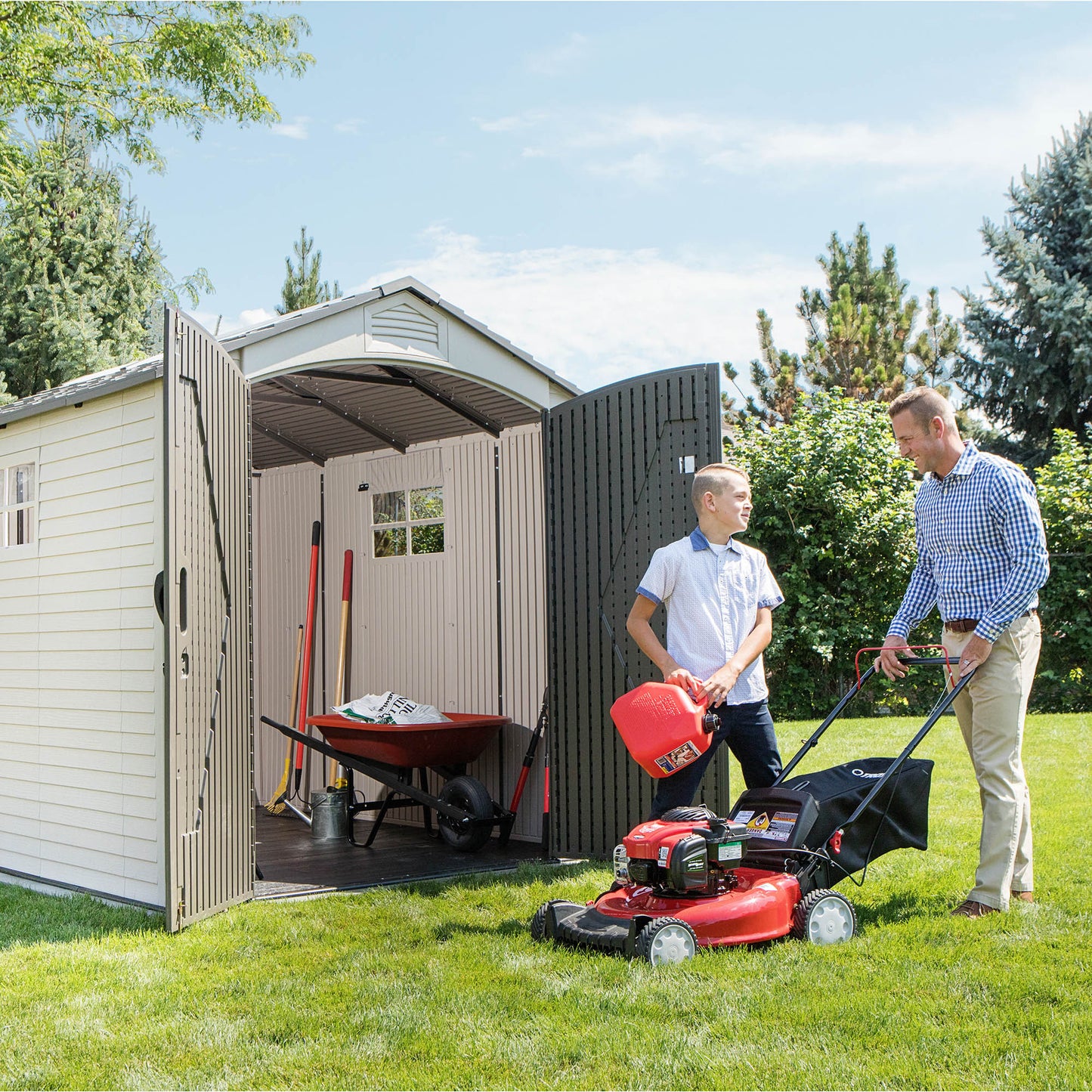 Lifetime 7 x 9.5' Outdoor Storage Shed
