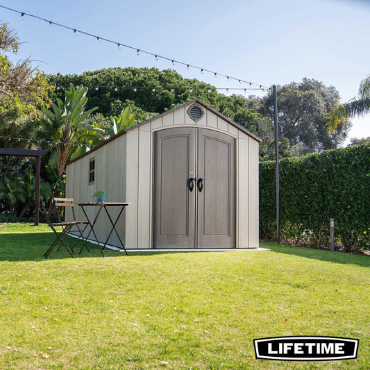Lifetime 8 x 17.5 Outdoor Storage Shed