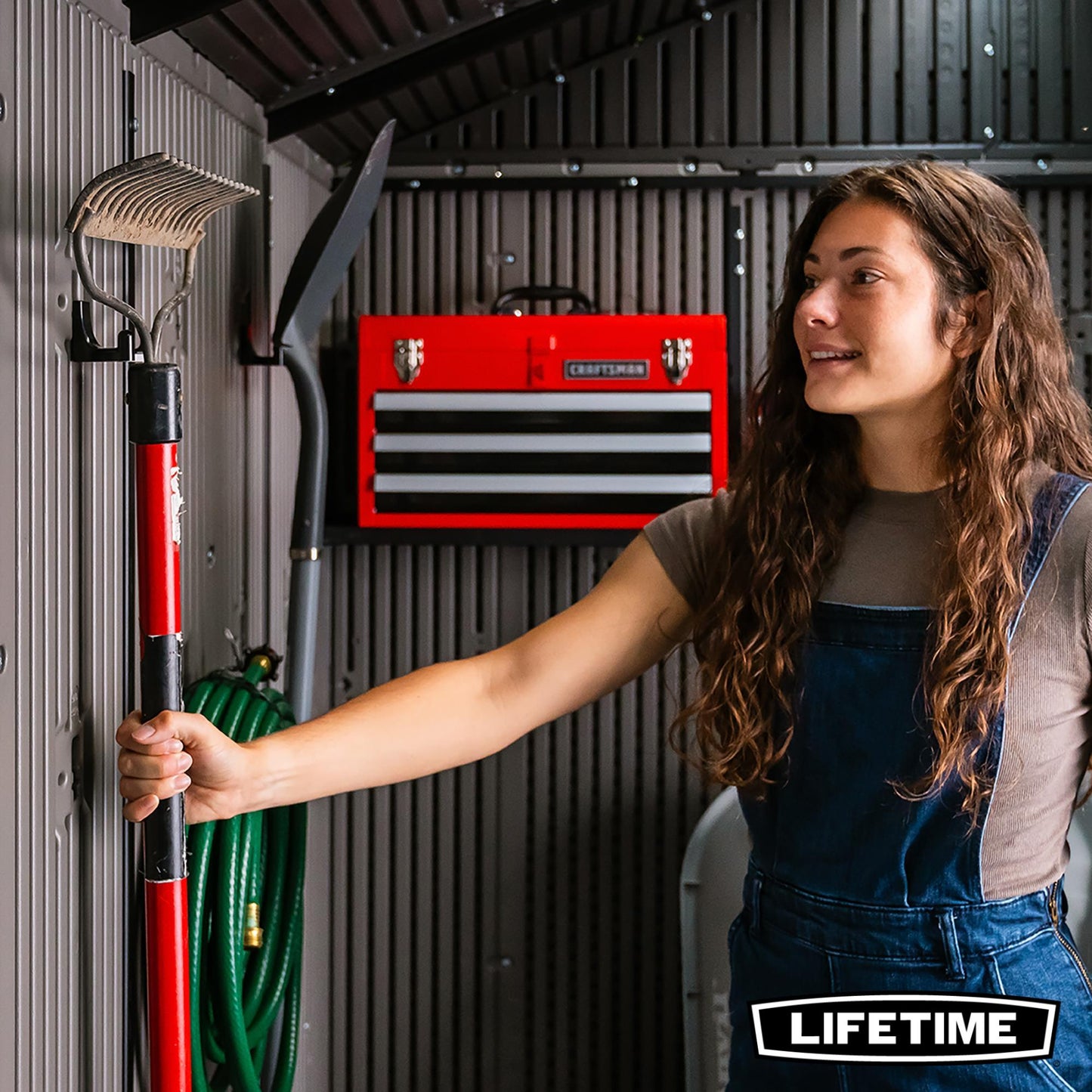 Lifetime 16.5 x 7 Outdoor Storage Shed