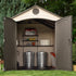 Lifetime 8 x 13' Outdoor Storage Shed - Light Grey
