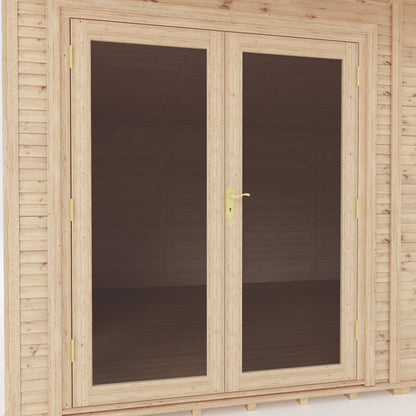 Close up of the doors - external