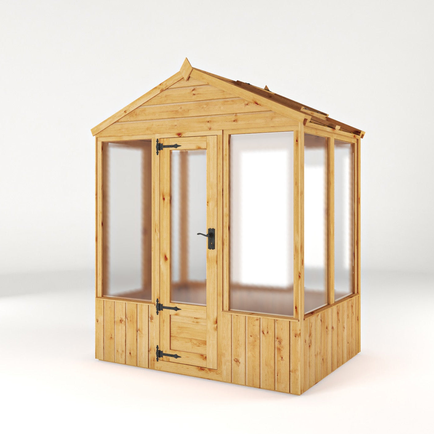 6 x 4 Woodsman Apex Polycarbonate Greenhouse