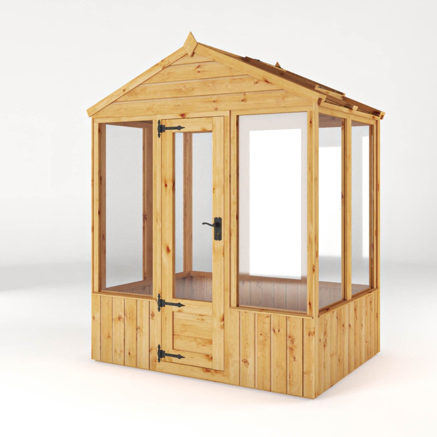 6x 4 Woodsman Apex Glass Greenhouse