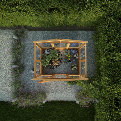 6 x 4 Woodsman Apex Styrene Greenhouse
