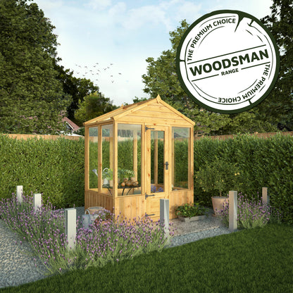 6 x 4 Woodsman Apex Styrene Greenhouse
