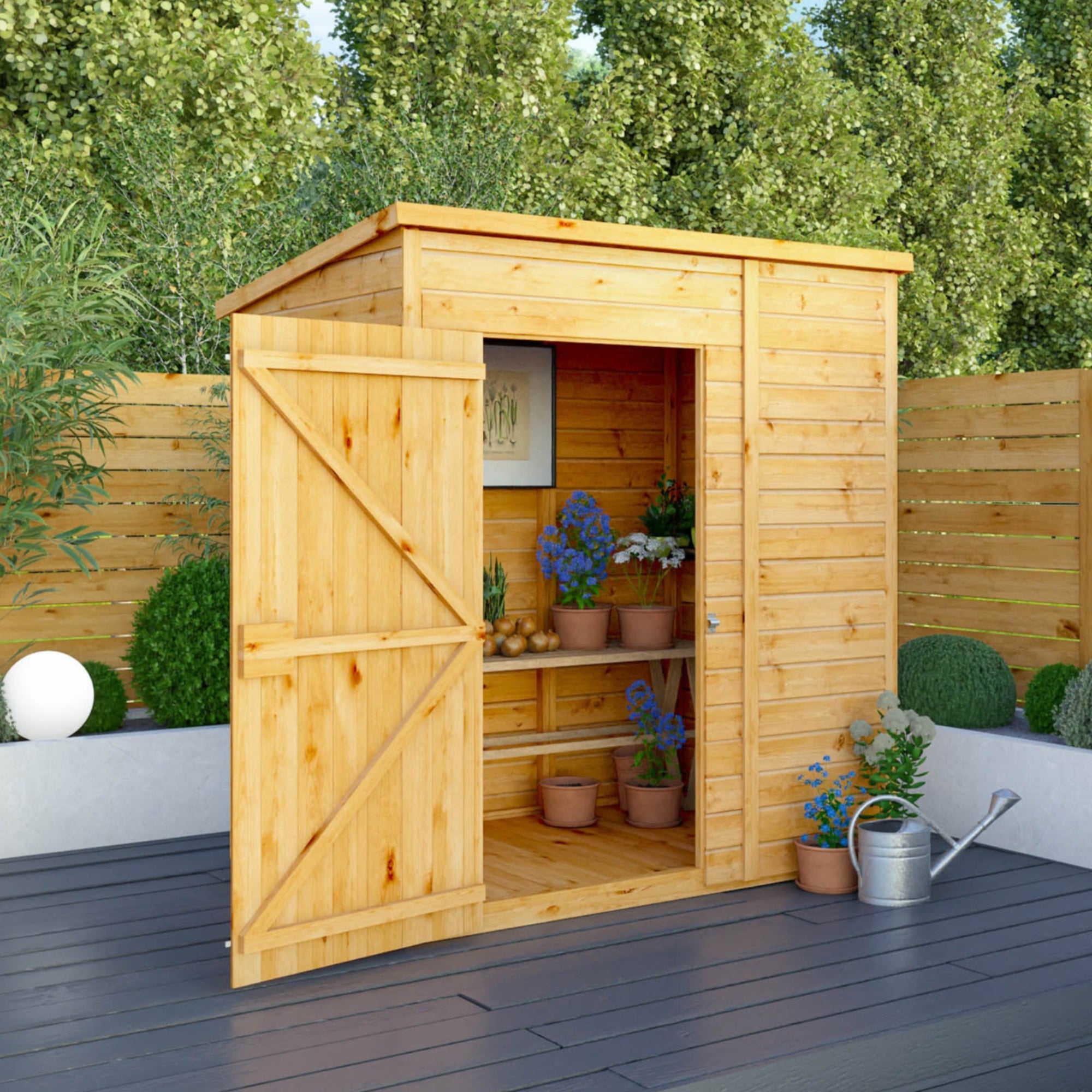 6 X 4 Woodsman Shiplap Pent Wooden Shed Waltons 6 x 4 woodsman shiplap pent wooden shed waltons
