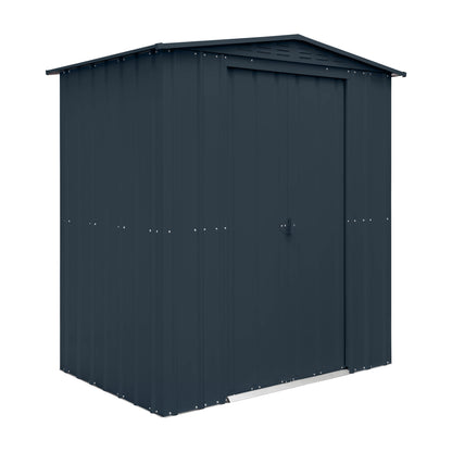 Globel 6 x 4 Grey Apex Metal Shed