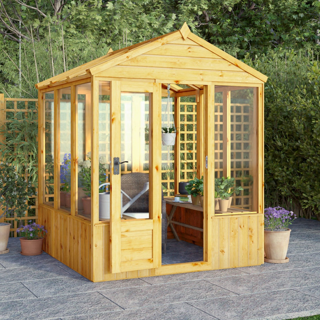 6 x 6 Woodsman Apex Styrene Greenhouse