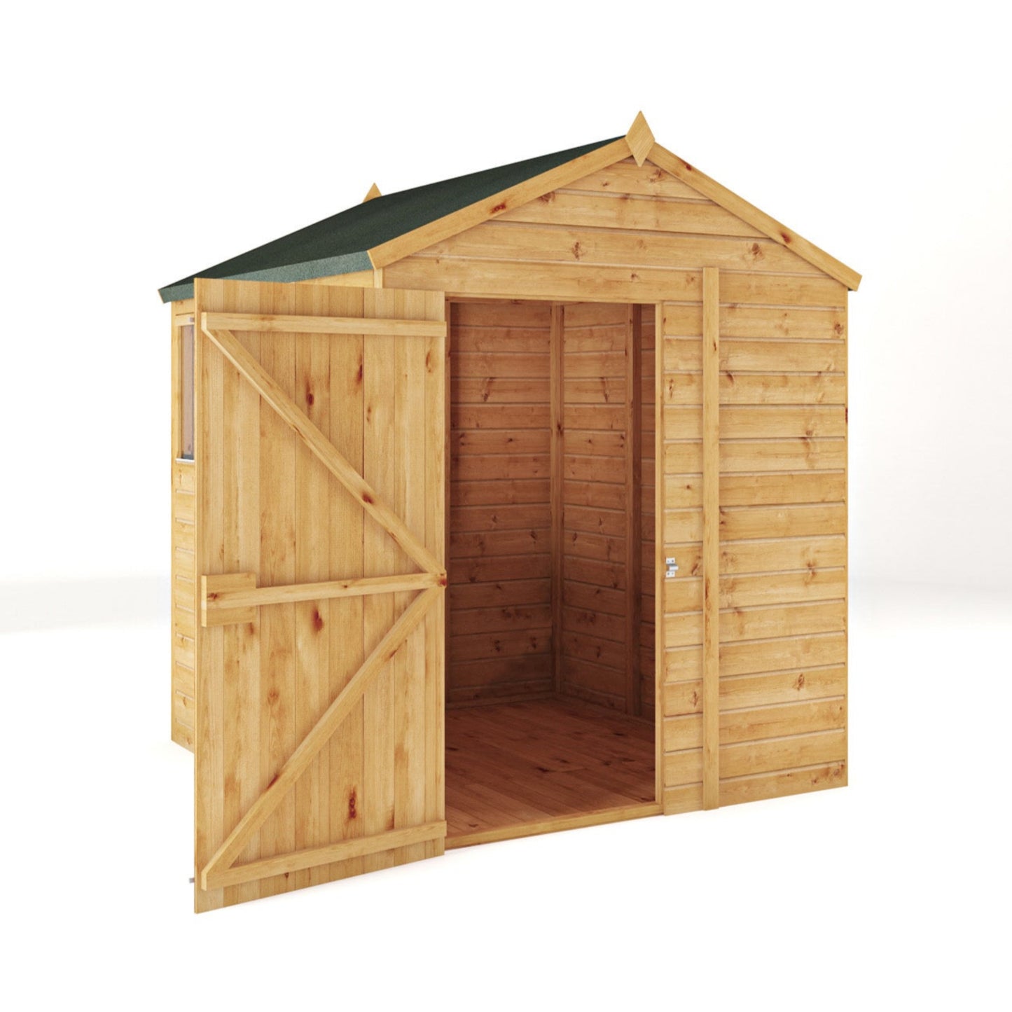 6 x 6 Woodsman Shiplap Apex Wooden Shed