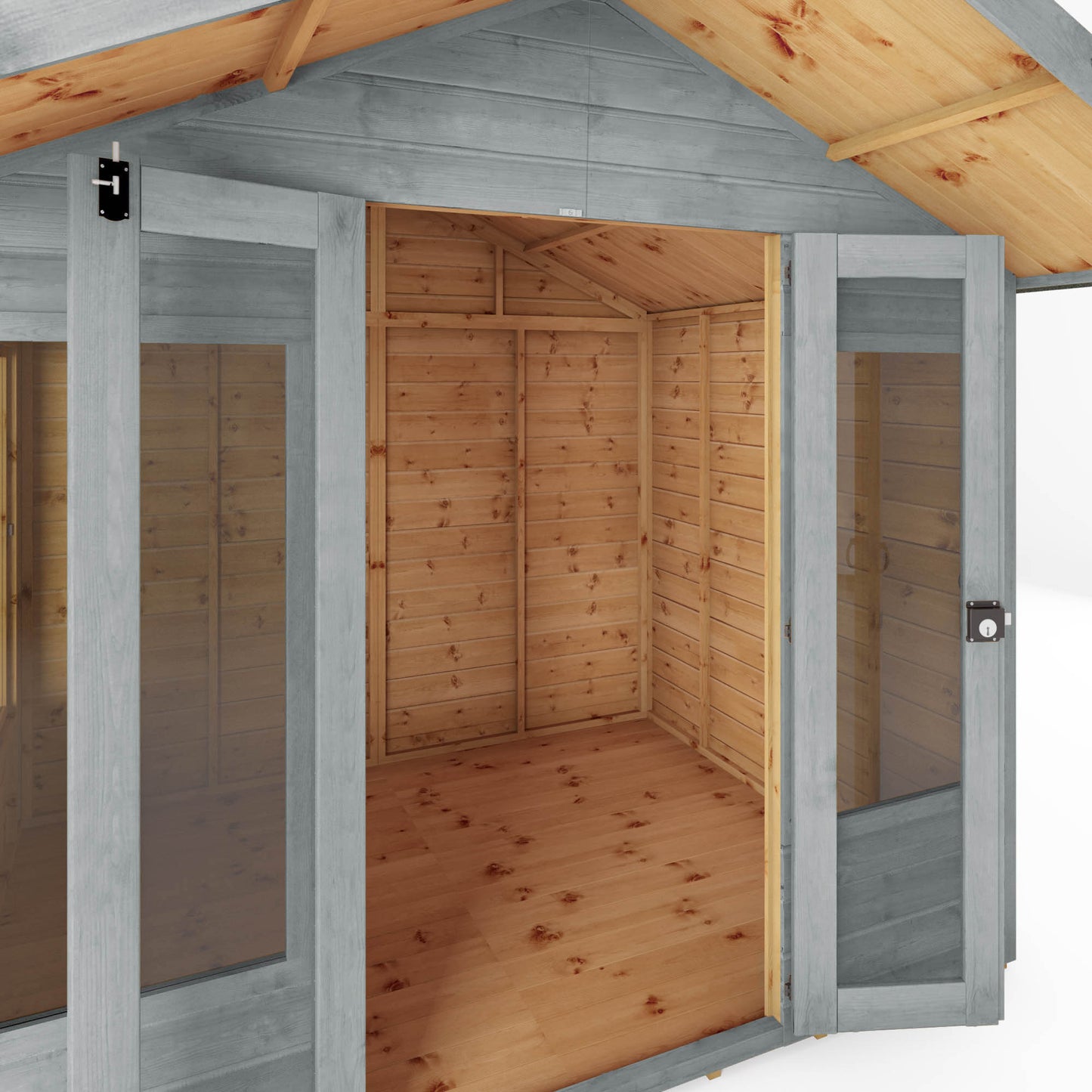 6 x 8 Premium Ready Painted Sussex Summerhouse