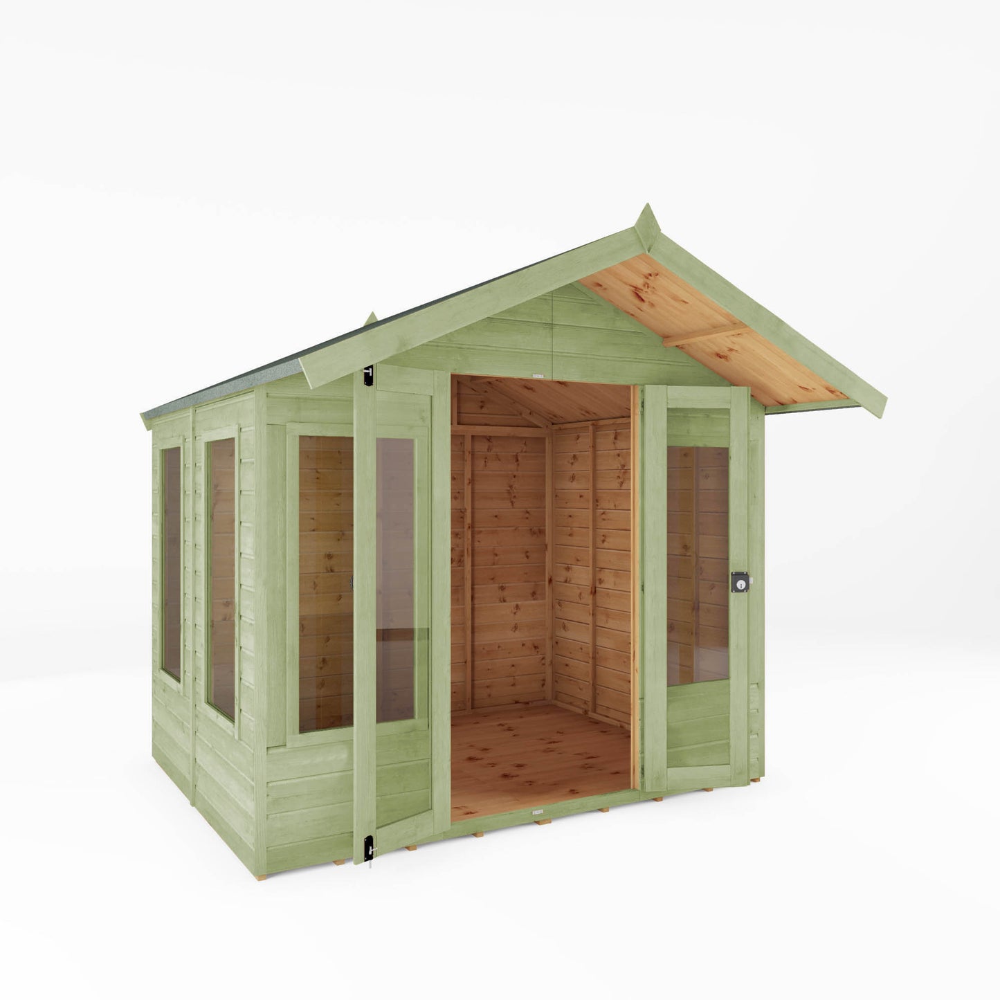 6 x 8 Premium Ready Painted Sussex Summerhouse