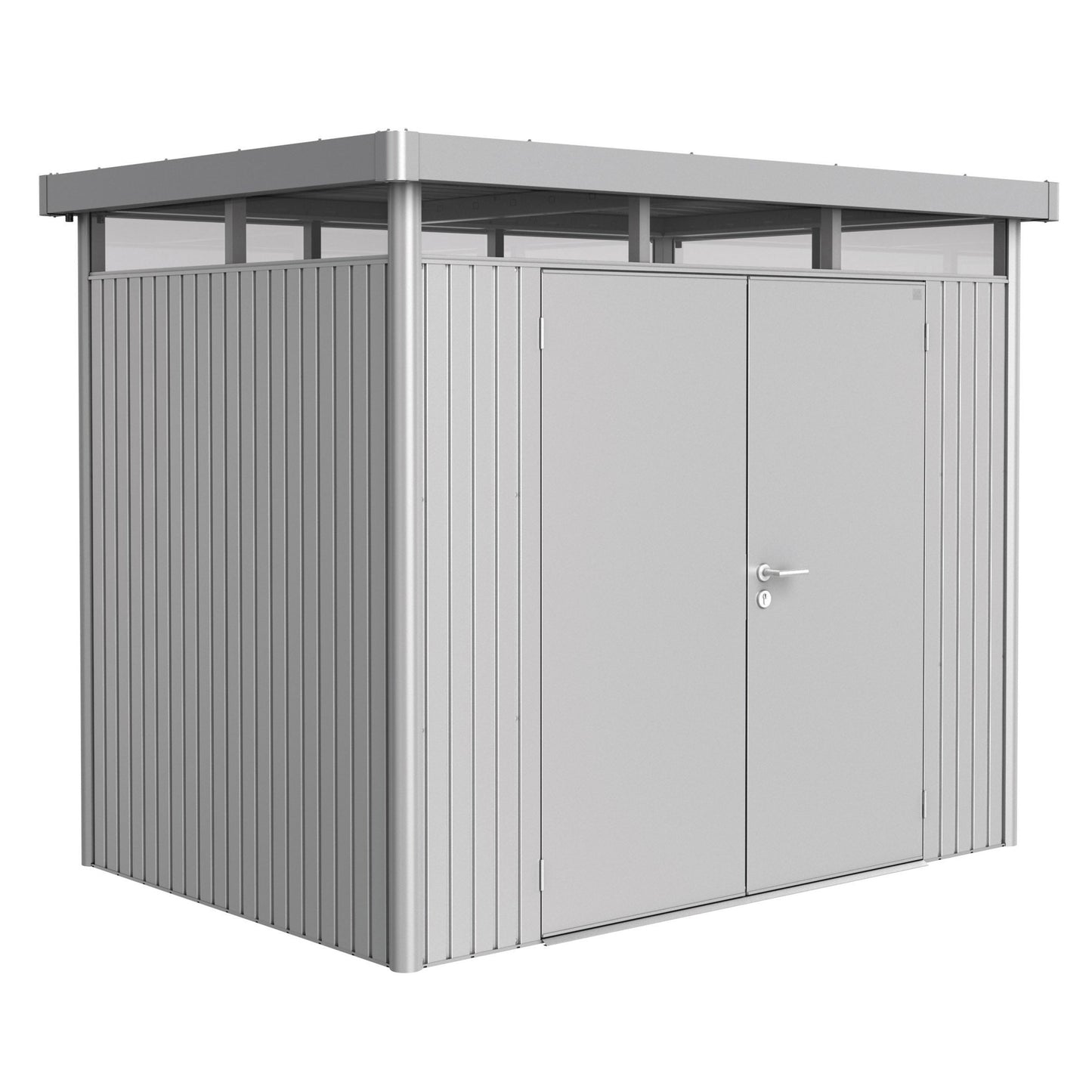 Biohort 9x6 Highline Silver Garden Shed