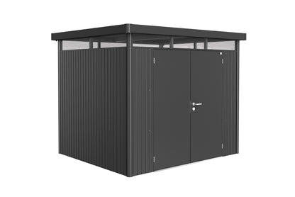 Biohort 9x8 Highline Dark Grey Garden Shed