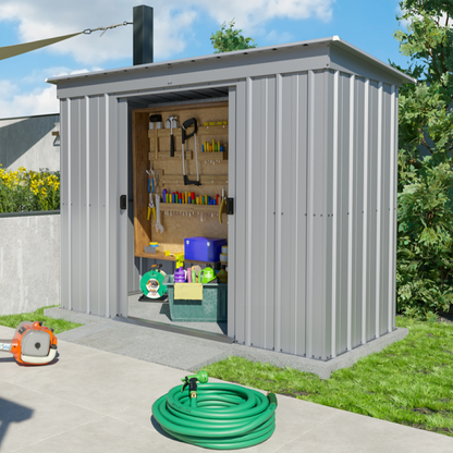 Yardmaster 'Store All' 8 x 4 Pent Metal Shed