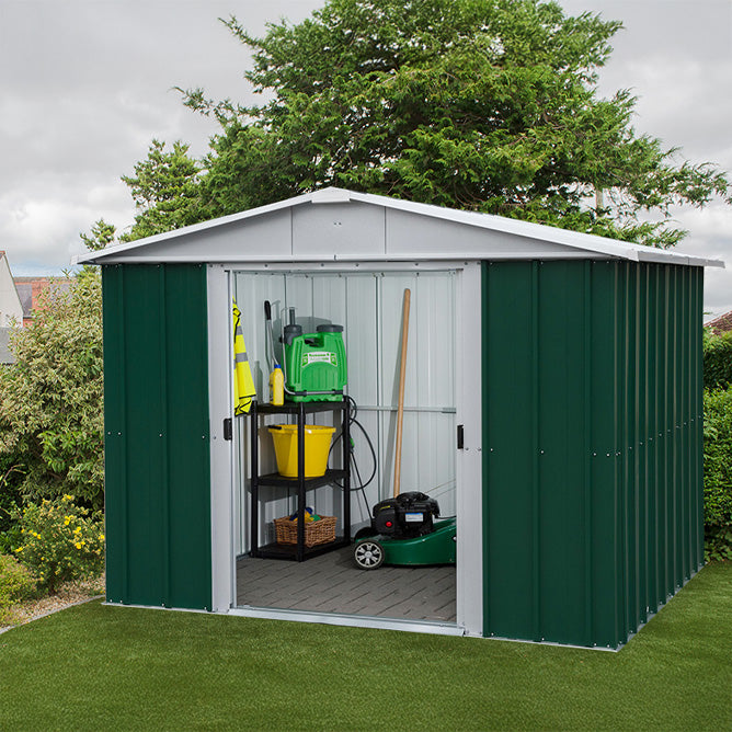 Yardmaster 'Emerald' 8' x 7' Green Metal Shed