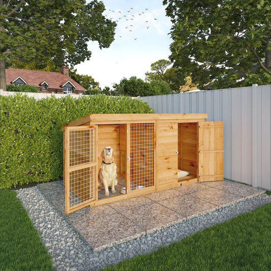 8 x 4 Berkshire Dog Run & Kennel