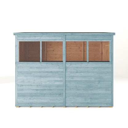 8 x 4 Ready Painted Woodsman Shiplap Pent Wooden Shed