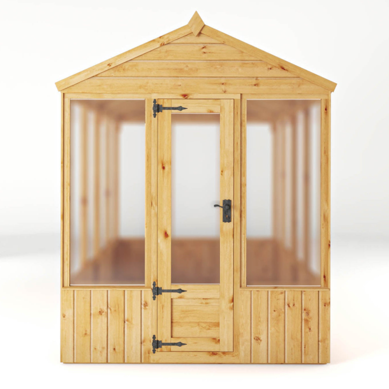 8 x 6 Woodsman Apex Polycarbonate Greenhouse