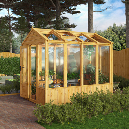 8 x 6 Woodsman Apex Styrene Greenhouse