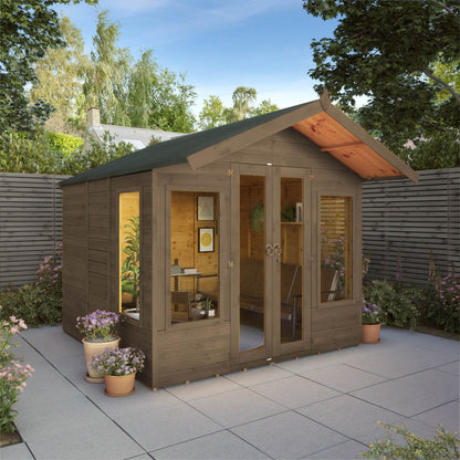 8 x 8 Premium Ready Painted Sussex Summerhouse