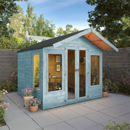 8 x 8 Premium Ready Painted Sussex Summerhouse