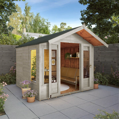8 x 8 Premium Ready Painted Sussex Summerhouse