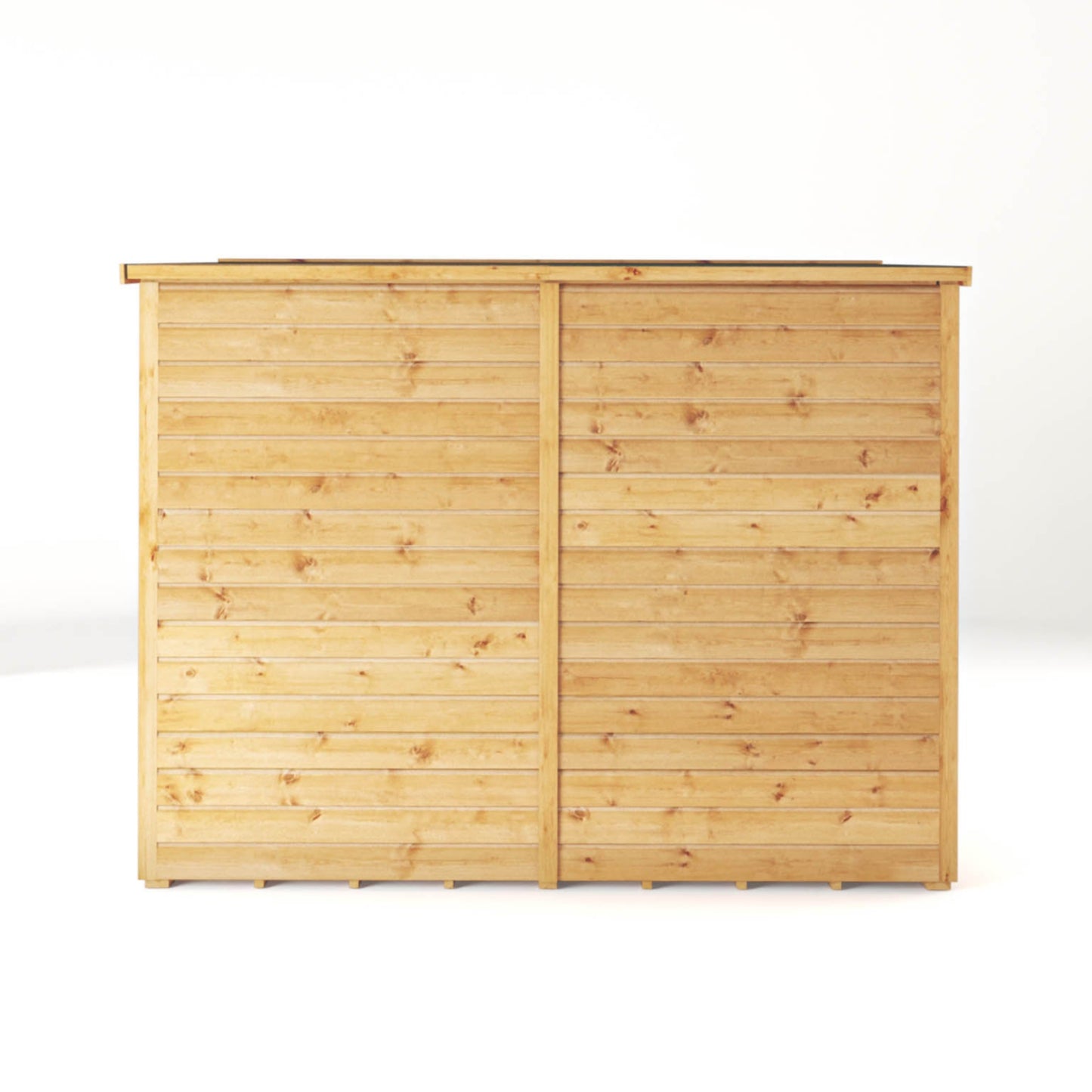 8 x 8 Woodsman Glass Combi Greenhouse with Shed