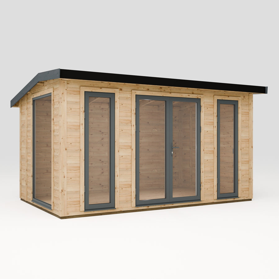 Albatross studio cabin, front view illustration