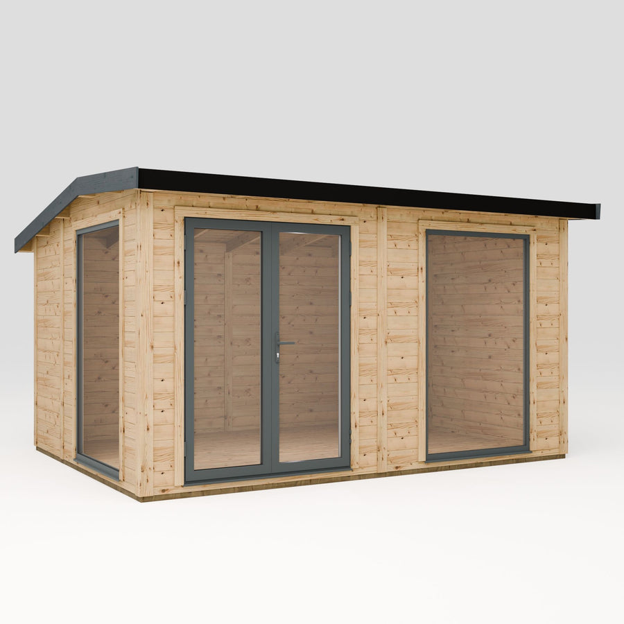 Eagle studio cabin, front view illustration