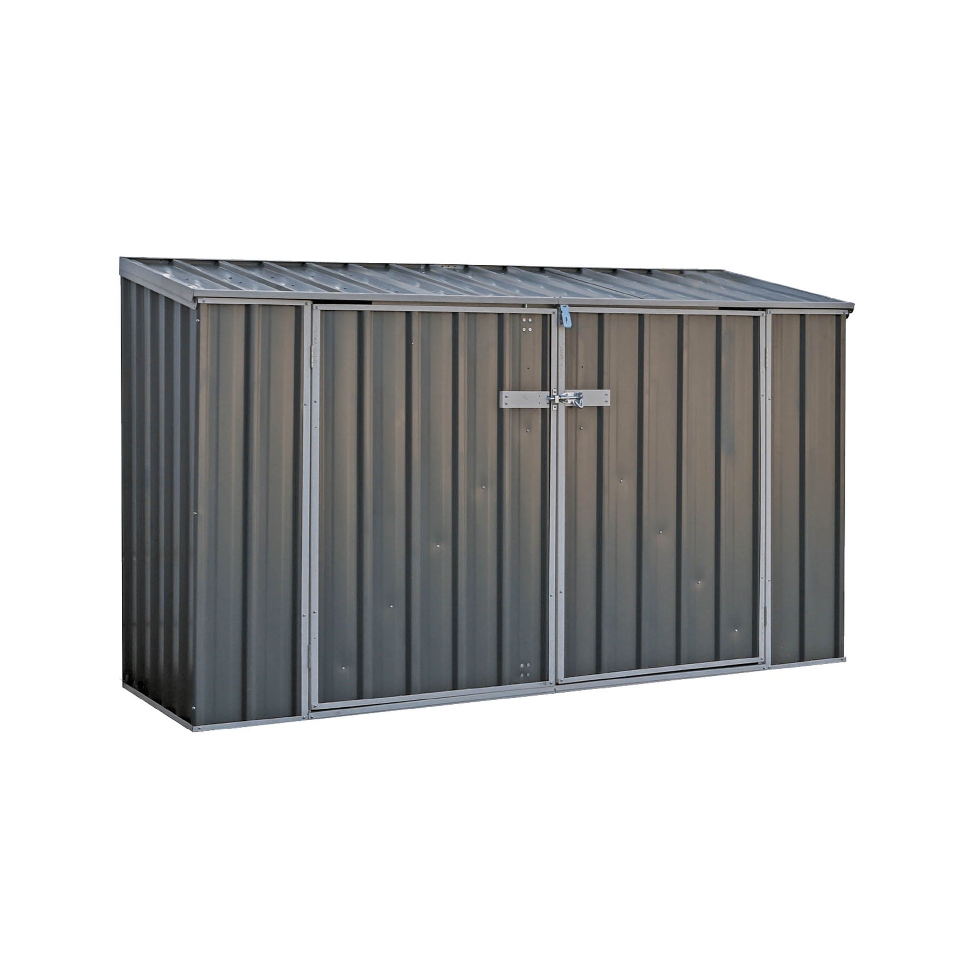 7 5 x 2 5 Woodland Metal Bike Shed
